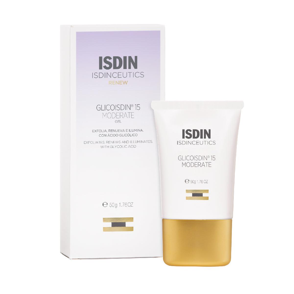 Gel Facial Isdin Glicoisdin 15% Moderate Isdinceutics X 50 Gr