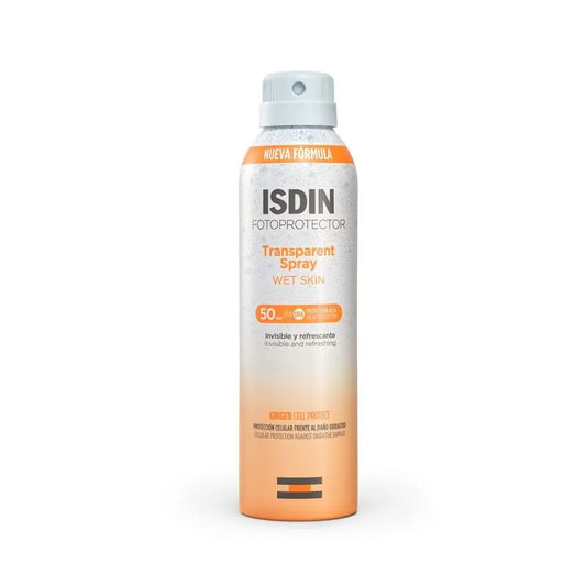 Fotoprotector Transparent Spray Wet Skin - Isdin 250 ml
