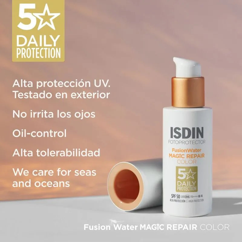 ISDIN Fotoprotector Fusion Water Magic Repair Color X50 Ml