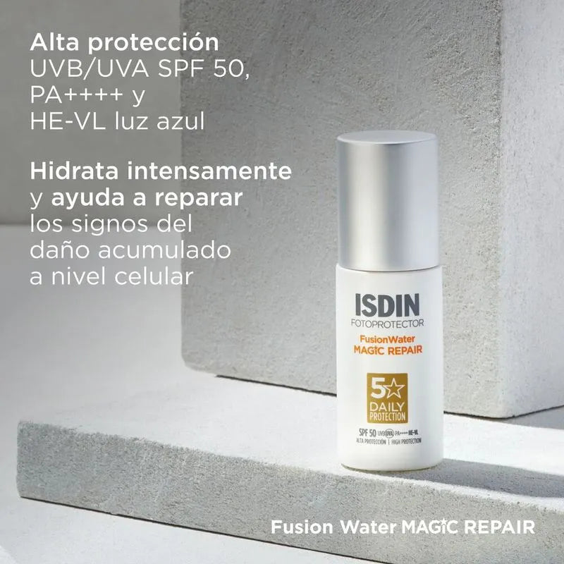 Fotoprotector Fusion Water Magic Repair - sin color X50 Ml