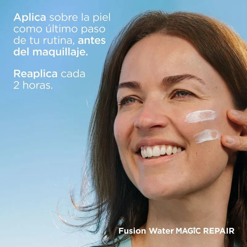 Fotoprotector Fusion Water Magic Repair - sin color X50 Ml