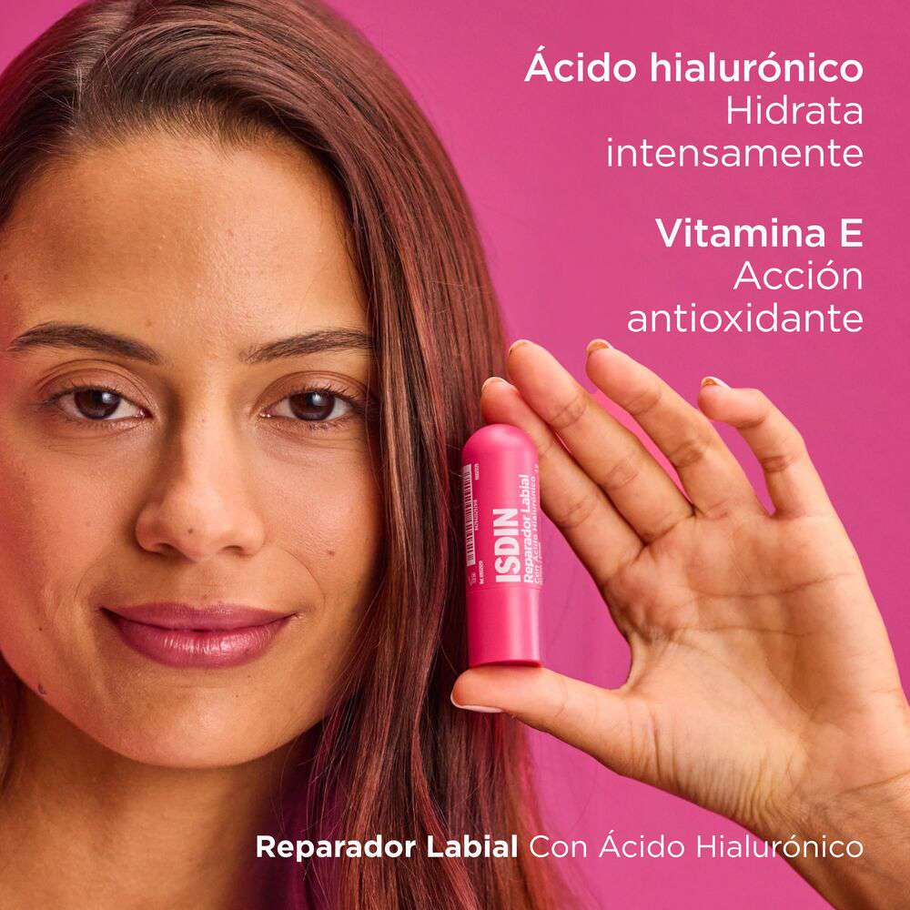 Reparador Labial En Stick 4 Gr - Isdin Rosa