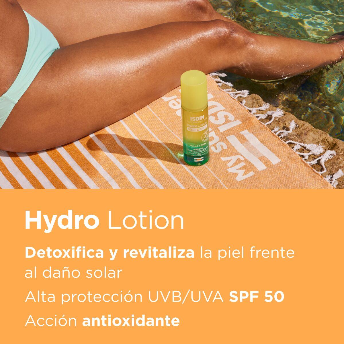 Fotoprotector Hydro Lotion Isdin Spf 50 Uvb Frasco X 200Ml