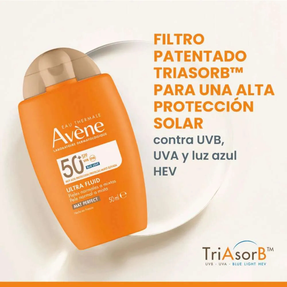 AVENE Protector Solar Ultra Fluid – Mat Perfect X 50 ML