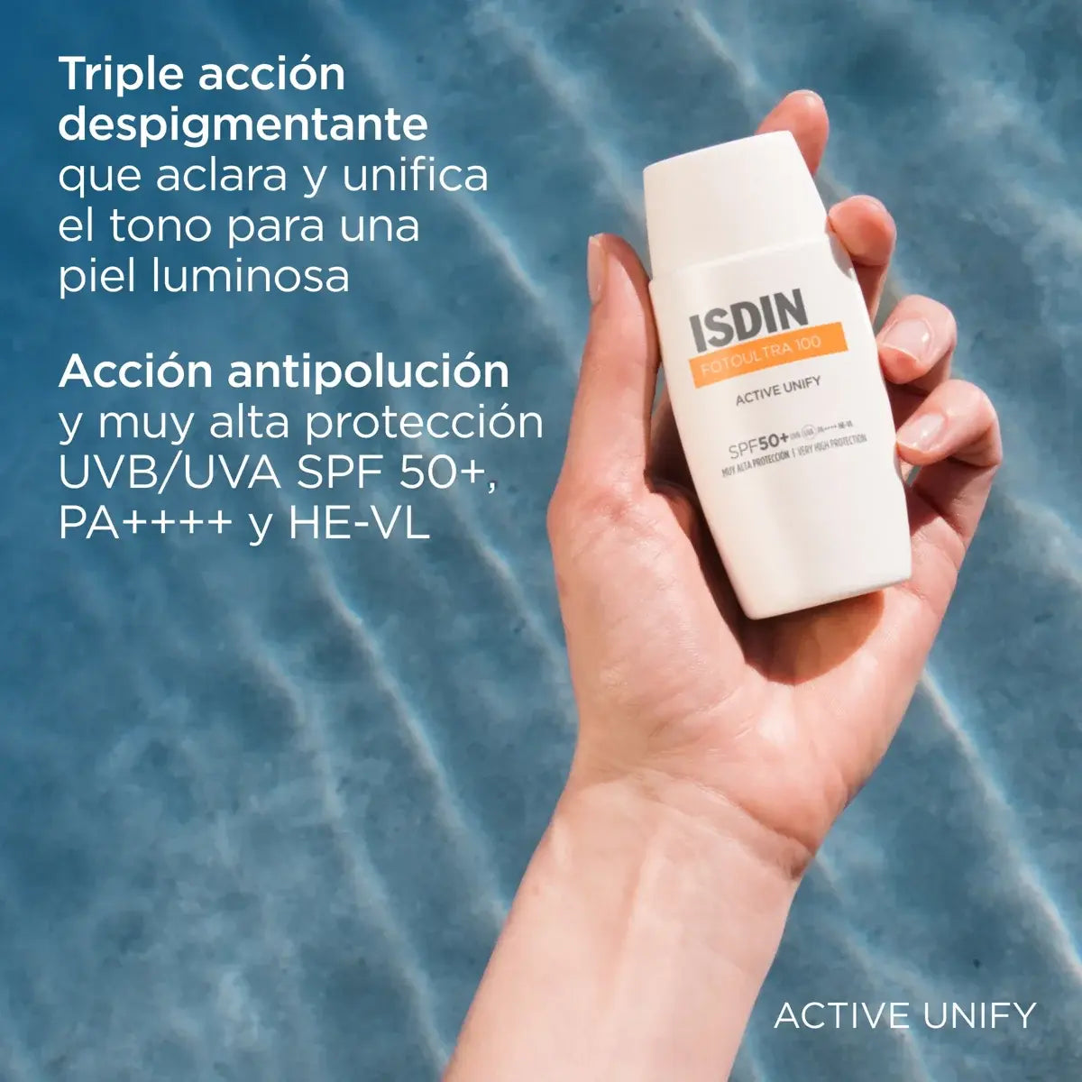 Fotoultra Active Unify Isdin Frasco X 50mL Fusion Fluido