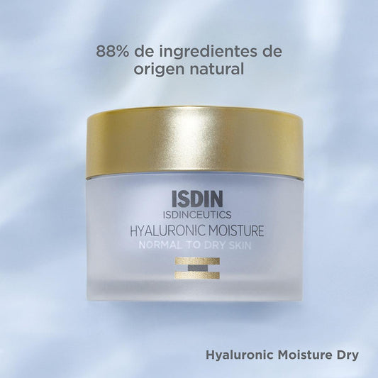 Hidrantante Facial Isdin Isdinceutics Hyaluronic Moisture Normal To Dry Skin Tarro X 50 G