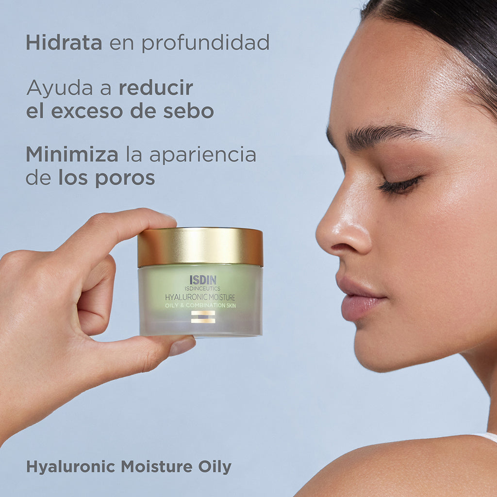 Crema Isdin Hyaluronic Moisture Oily and Combination Skin X 50g