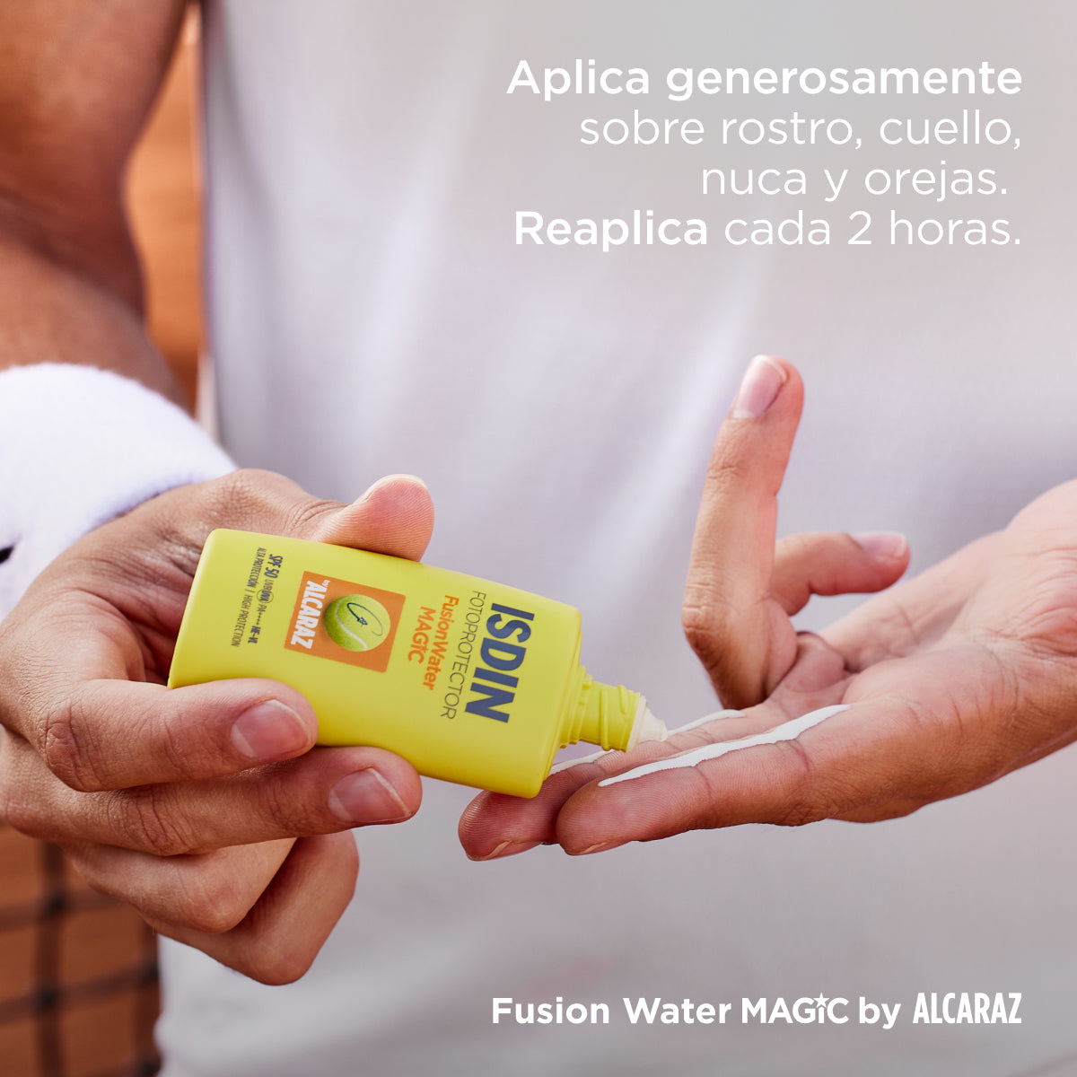 Fotoprotector Fusion Water Magic By Alcaraz - Isdin 50 ml