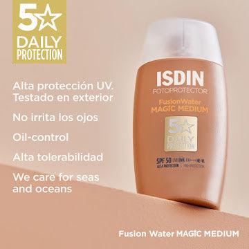 Fotoprotector ISDIN Fusion Water MAGIC Medium SPF 50